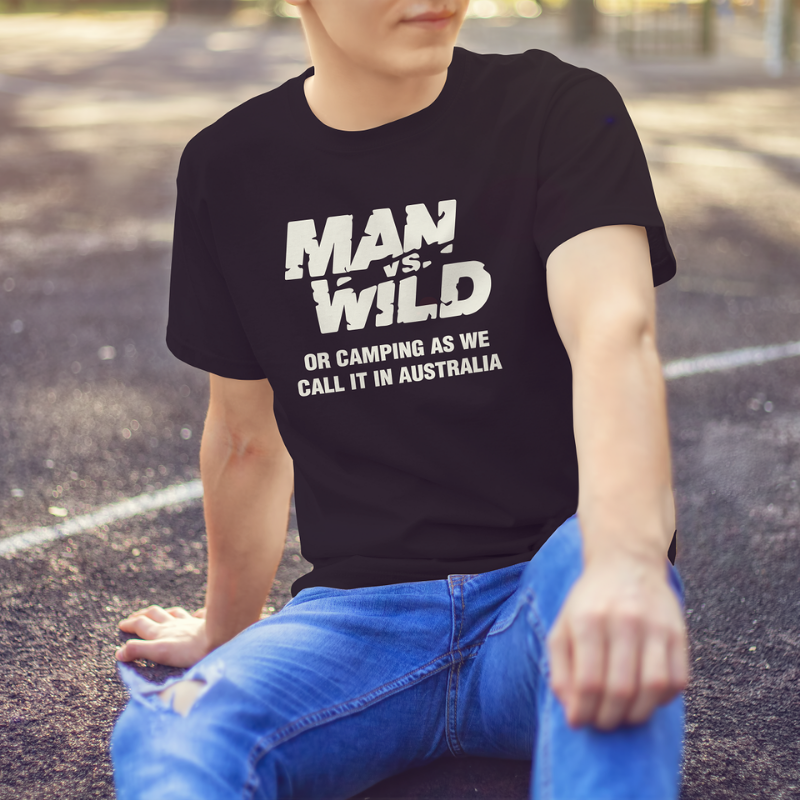 man vs wild or camping